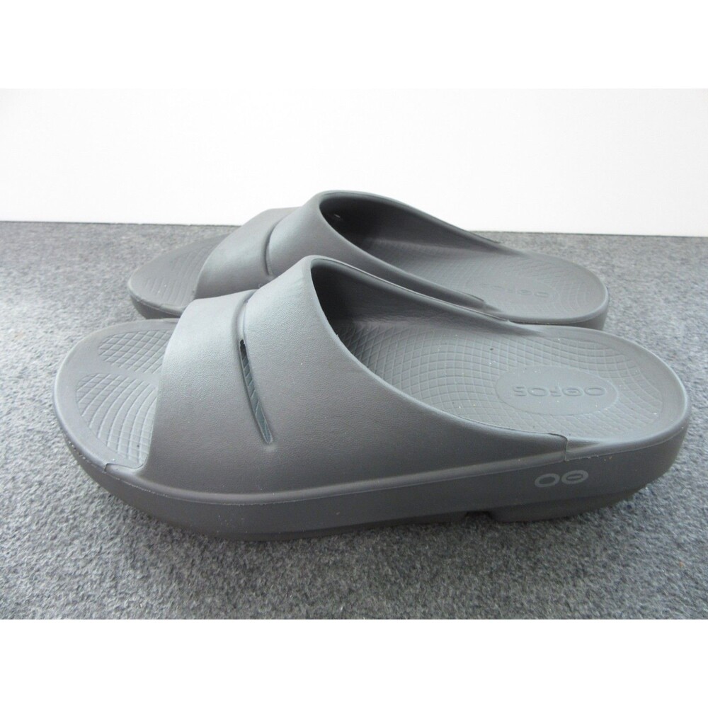 OOFOS Unisex Sandal Size M5 W7 EU38 Gray OOahh Sport Recovery Slide